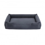 Culcuș plușat pentru câini mici cu husă detașabilă