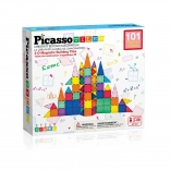 Set de construcție magnetic PICASSO – 101 piese