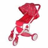 Cărucior sport pentru păpuși cu copertină din material textil