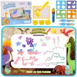 covoraș magic de desen cu apă XXL 100 × 80 cm cu ștampile și numere