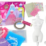 Set creativ pentru realizarea rochiilor pentru păpuși