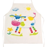 Șorț de bumbac pentru copii de colorat