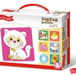 Puzzle ZigZag Animăluțe Far Far Land