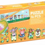 Puzzle DJECO Mari și Mici la Fermă