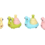 Melc pe roți 7 cm – jucărie de tras