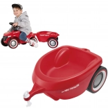 Remorcă mare pentru vehiculul de împins Bobby Car Neo roșie