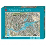 Puzzle HEYE 2000 de piese – orașul muzicii
