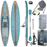 Paddleboard gonflabil Hydro-Force Glider Elite 381x79x15cm 2în1