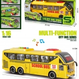 Autobuz școlar 1:16 galben