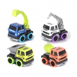 Mașină de construcții metalică 6 cm cu mecanism pull-back