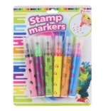 Set de markere cu ștampile 6 buc