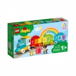 lego duplo tren cu numere – învățarea calculului