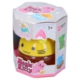 Slime modelabil cu temă pisică și sclipici 100 ml