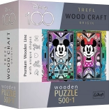 Puzzle din lemn Mickey Mouse & Minnie 501 piese