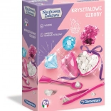 Decorațiuni de cristal – set științific CLEMENTONI Naukowa Zabawa