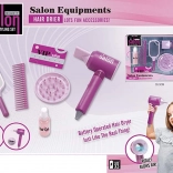 Set de joacă pentru copii cu uscător de păr pe baterii