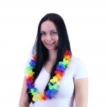 Colier Hawaii flori colorate