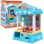 Automat de vânzare Ball Catcher pentru copii 3+ Joc arcade Ball Catcher + panou de control + 10 mingi + 12 jetoane