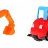 Set de vehicule de construcții cu mecanism de acționare