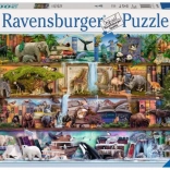 Puzzle Ravensburger Regatul animalelor sălbatice 2000 de piese