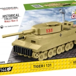 Model tancului Tiger I 131 din cărămizi COBI