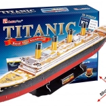 CubicFun puzzle 3D Titanic – model mare, 113 piese