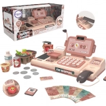 Woopie casă de marcat pentru copii cu scanner, cântar și microfon + 25 accesorii