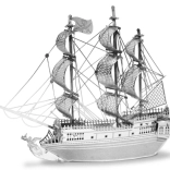 METAL EARTH puzzle 3D Black Pearl (Perla Neagră)