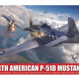 Kit de asamblare avion NORTH AMERICAN P-51D MUSTANG 1/72