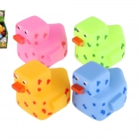 Rață de baie din cauciuc în stil pixel 5 × 7 cm