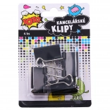 Clipsuri de birou 32 mm, set 4 buc.