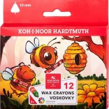 Creioane cerate triunghiulare 12 bucăți KOH-I-NOOR