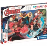 Puzzle sclipitoare Marvel Avengers, 104 piese