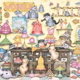 Puzzle Ravensburger Magazinul de pisici 1000 piese