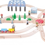 Cale ferată transport feroviar Small Foot 140 piese