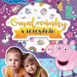 Carte de colorat și tatuaje Peppa Pig