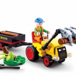 Sluban Town Ferma Tractor cu remorcă
