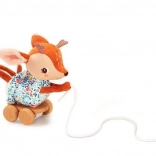 Lilliputiens - Jucărie de pluș de tras Cerbul Stella 12 luni+