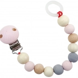 Clip pentru suzetă roz Hess