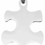 Pandantiv din oțel Puzzle (stâng)