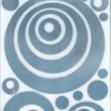 Abțibilduri Cercuri Argintii Small Foot