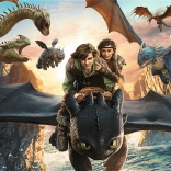 Puzzle 200 – Night Fury și prietenii TREFL