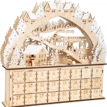 Calendar advent Lyžari