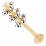 Bino clopoței cu zurgălăi pe mâner din lemn