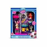 Littlest Pet Shop Disco Nights – set de figurine cu 3 animăluțe
