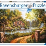 Puzzle Ravensburger Căsuță la râu 500 piese