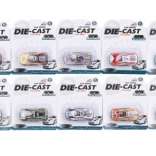 Mașinuță de curse metalică pe card