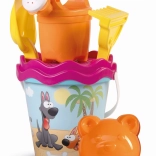 Androni set de nisip Căţeluş Jucăuş cu stropitoare