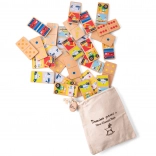 Domino din lemn Mijloace de transport