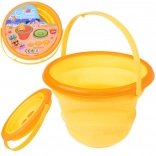 Găleată pliabilă din silicon – lămâie, 2,5 l